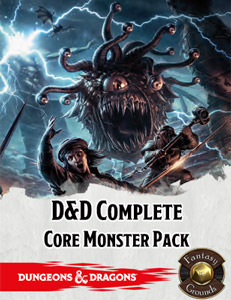 fantasy grounds ultimate license with d&d complete core class pack