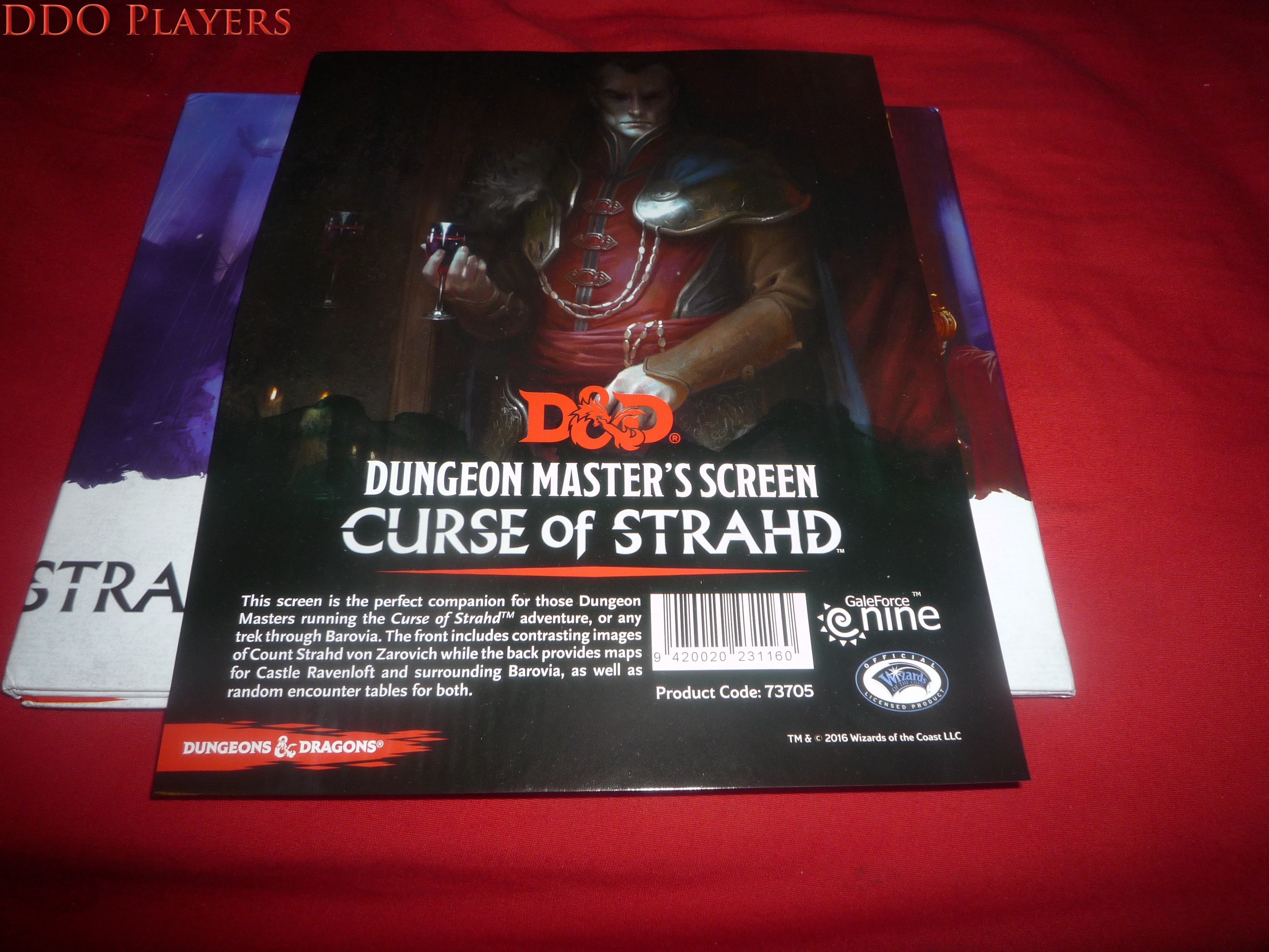 D&D: Curse of Strahd - Dungeon Master's Screen - Tabletop RPG DM