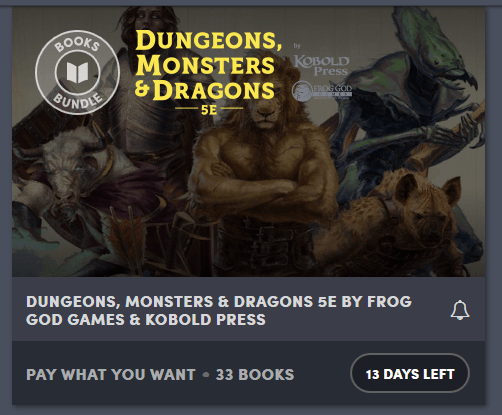 A huge stack of Pathfinder RPG manuals are available from $1 in the Humble  Book Bundle