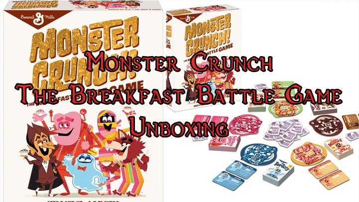 Monster Crunch The Breakfast Battle Game Unboxing