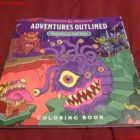Dungeons & Dragons Adventures Outlined Coloring Book Review