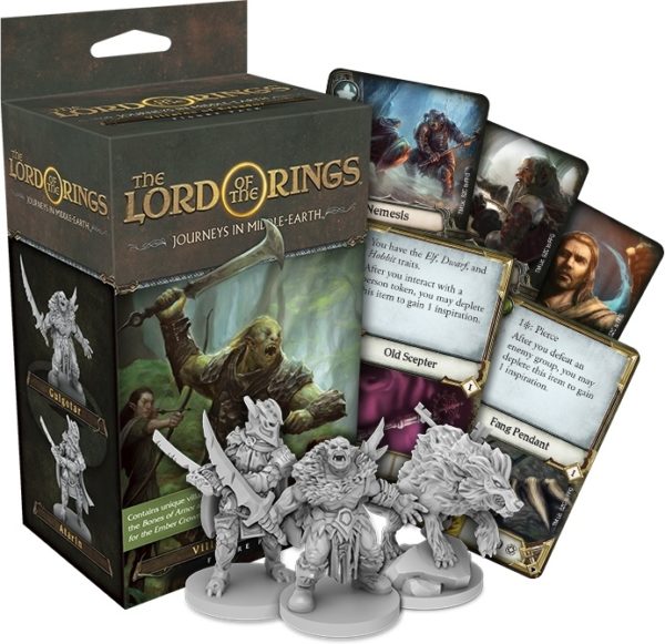 Villains of Eriador Figure Pack Expansion For The Lord of the Rings: Journeys in Middle-earth
