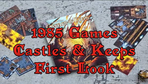 First Look 1985 Games Castles & Keeps Dungeon Craft Set