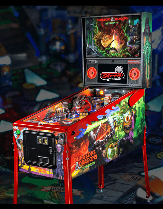 Dragons, Dice, and Dings! Dungeons & Dragons Pinball Machine Announced!