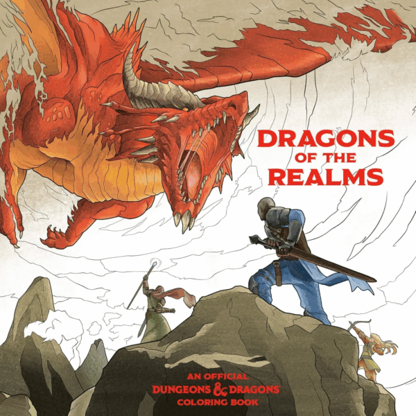 Unleash Your Creativity: New D&D Coloring Book, “Dragons of the Realms”