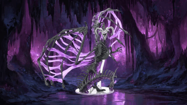 An Icon of Undeath: A Closer Look at the Terrifying Black Dracolich from WizKids