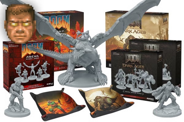 Tabletop Carnage: DOOM Arena Board Game Live On Kickstarter