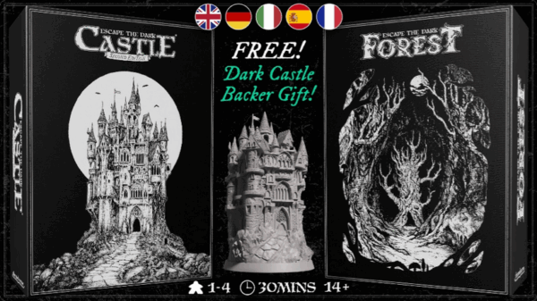 Themeborne Announces – Escape the Dark Castle Gets a Second Edition and a New Standalone Game, Escape the Dark Forest!