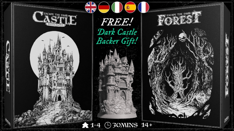 Themeborne Announces – Escape the Dark Castle Gets a Second Edition and a New Standalone Game, Escape the Dark Forest!