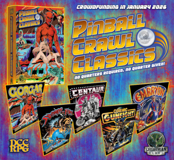 Goodman Games is Launching Pinball Crawl Classics Adventures