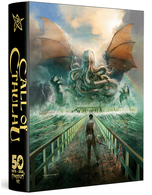 A Golden Milestone in Cosmic Horror: Chaosium Unveils the ‘Call of Cthulhu: 50th Anniversary Slipcase Set’