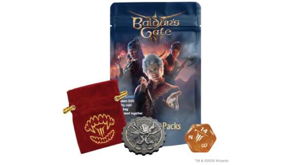 Sirius Dice Unveils Official Baldur’s Gate 3 Treasure Packs