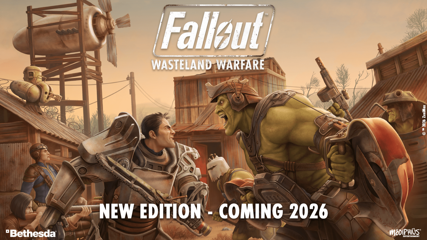 Modiphius Reveals Products for Second Edition of Fallout: Wasteland Warfare Miniature Game