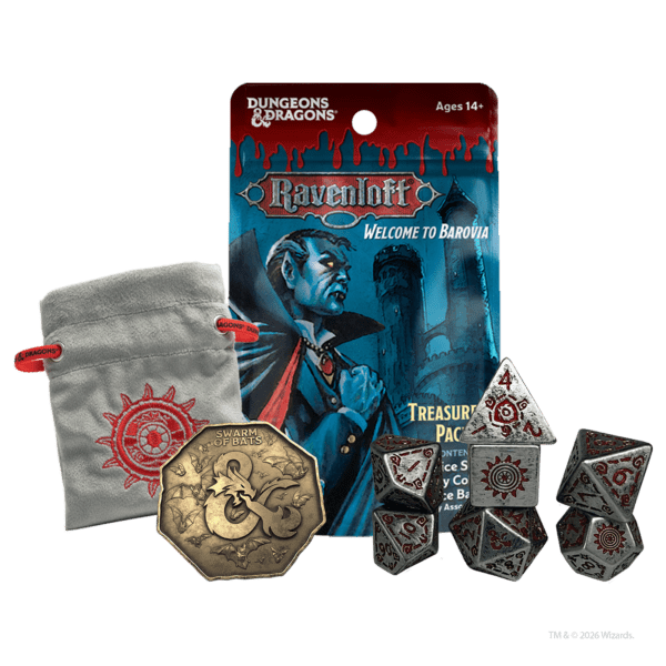Enter the Mists: Sirius Announces D&D Castle Ravenloft Treasure Packs