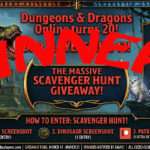 DDO Players Isle of Dread Ultimate Bundle The Scavenger Hunt Giveaway Winners!
