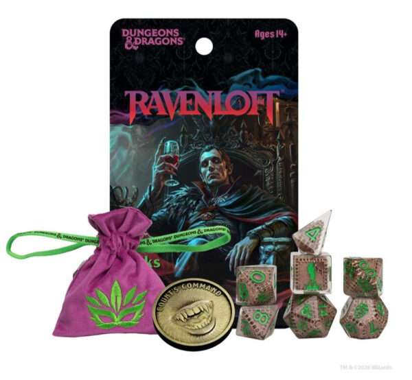 Sirius Dice Unveils Spine-Chilling D&D: Mists of Ravenloft Collection