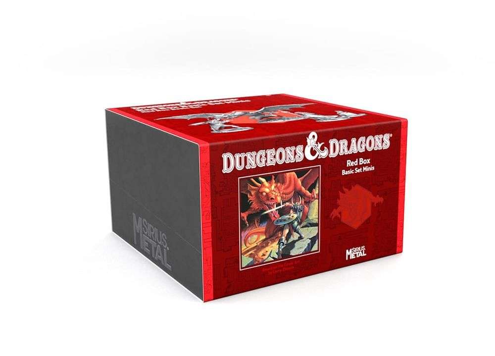 Old-School Nostalgia: Sirius Dice Recreates the Iconic 1983 D&D “Red Box” Cover in Metal