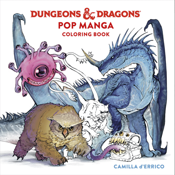 Review: Dungeons & Dragons Pop Manga Coloring Book