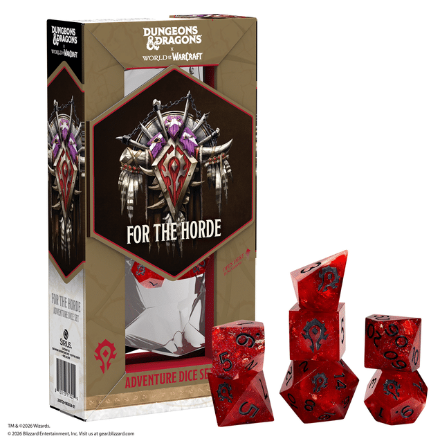 Sirius Dice Announces New Dungeons & Dragons and World of Warcraft Accessories