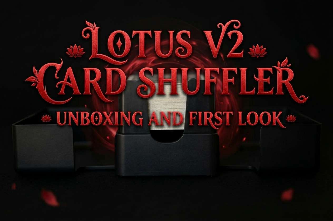 Lotus V2 Card Shuffler Unboxing And First Look